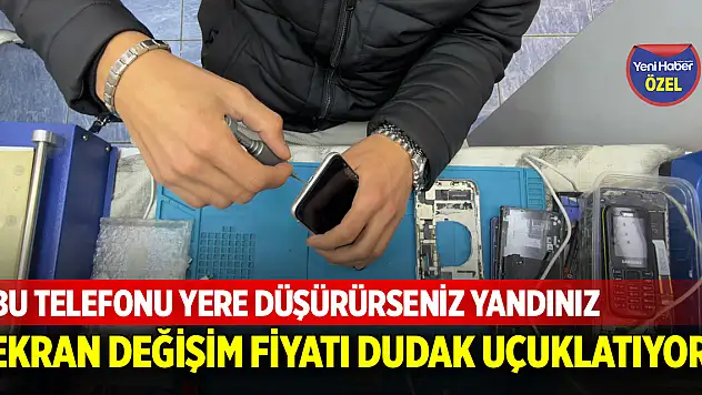 Bu telefonu yere düşürürseniz yandınız! Ekran değişim fiyatı dudak uçuklatıyor