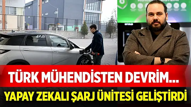 Türk mühendisten bilim kurgu dizisinden ilhamla devrim... Yapay zekalı şarj ünitesi geliştirdi