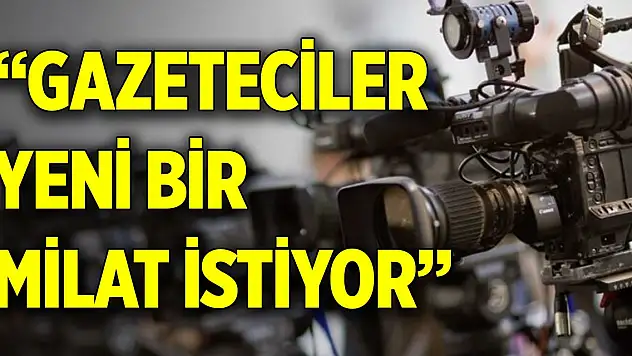 Osman Koca'dan çağrı: Gazeteciler yeni bir milat istiyor