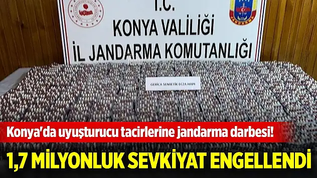 Ereğli'de uyuşturucu tacirlerine jandarma darbesi! 1,7 milyonluk sevkiyat engellendi