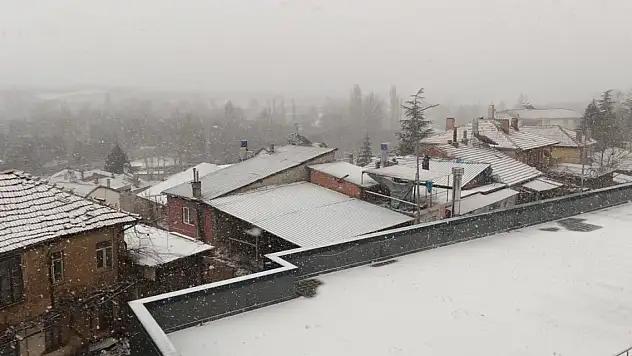 Konya'nın ilçelerinde kar sevinci