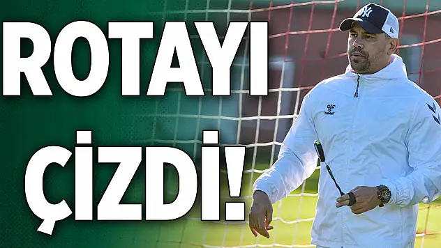 Konyaspor'da Çağdaş Atan rotayı çizdi