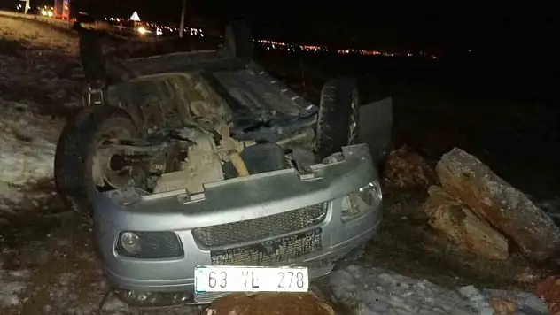 Otomobil takla attı, sürücü ağır yaralandı