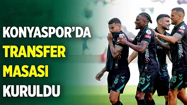 Konyaspor'da transfer masası kuruldu: Hedef sol kanat ve sol stoper