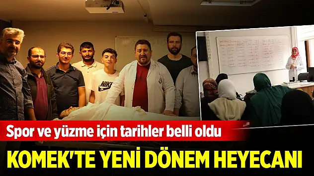 KOMEK'te yeni dönem heyecanı başlıyor