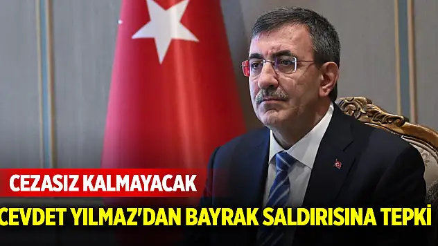 Cevdet Yılmaz'dan bayrak saldırısına tepki: Cezasız kalmayacak