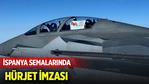 İspanya semalarında HÜRJET imzası: Tren kazasında ölenler için gökyüzündeydi