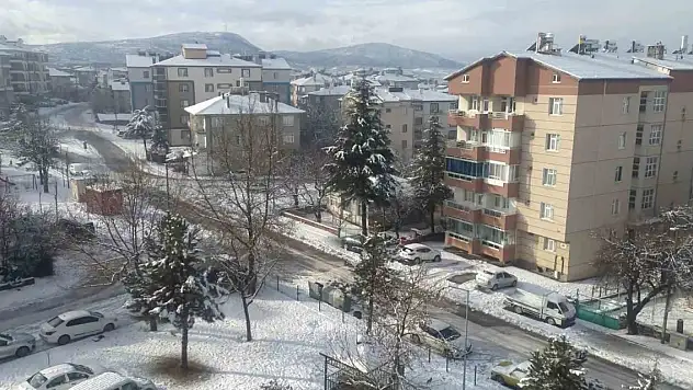 Beyşehir'de kar sevinci