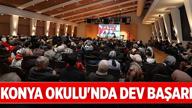 Konya Okulu'nda dev başarı: 444 ders programı geride kaldı