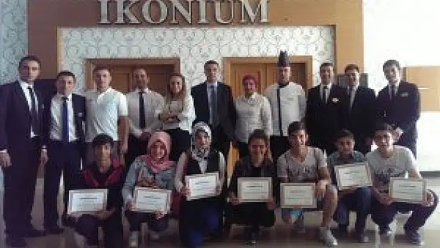 Anemon stajyerlere teşekkür etti