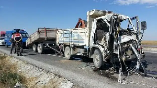 Aksaray'da trafik kazası: 1 ölü, 1 yaralı