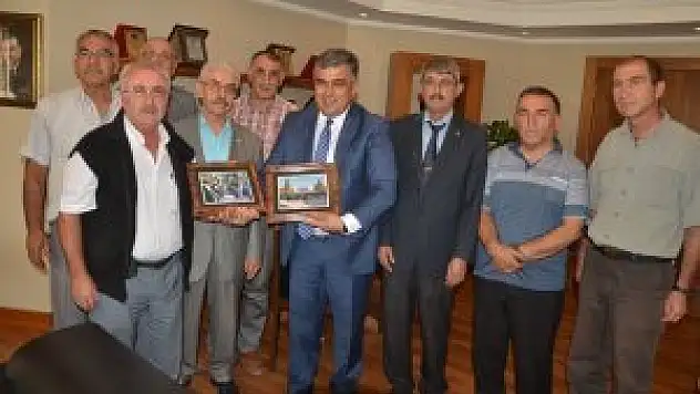 Gazilerden başkan Özgüven'e ziyaret