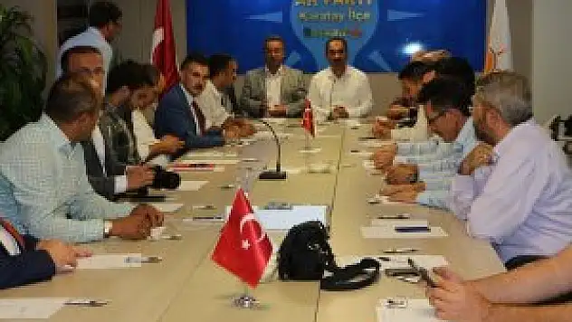 AK Parti Karatay'da seçim toplantısı
