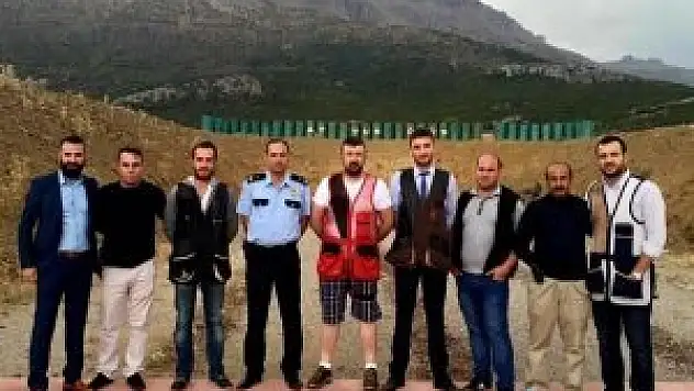 Emniyet Müdürü Aydoğan'dan, trap atıcılarına ziyaret