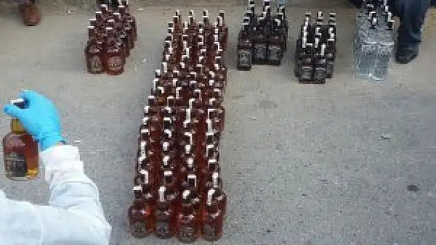 Niğde'de sahte içki operasyonu