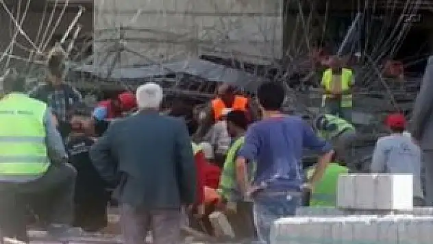 Balıkesir'de tıp fakültesi inşaatında göçük