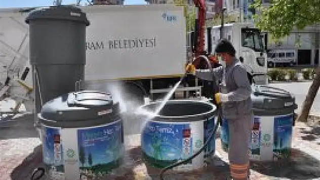 Meram'a yeni sistem çöp konteynerleri