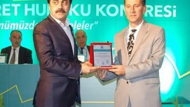 KOMBASSAN'a teşekkür plaketi