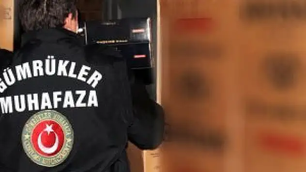 13 milyonluk kaçak sigara operasyonu
