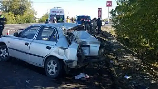 Elazığ'da trafik kazası: 1 ölü