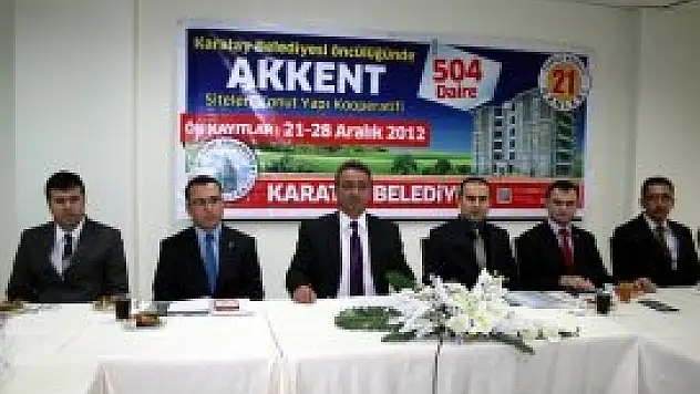 Karatay Belediyesi öncülüğünde 21. konut hamlesi