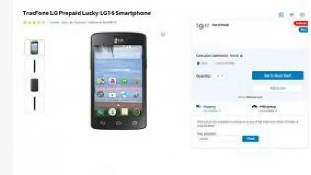 LG'den 29 TL'ye telefon