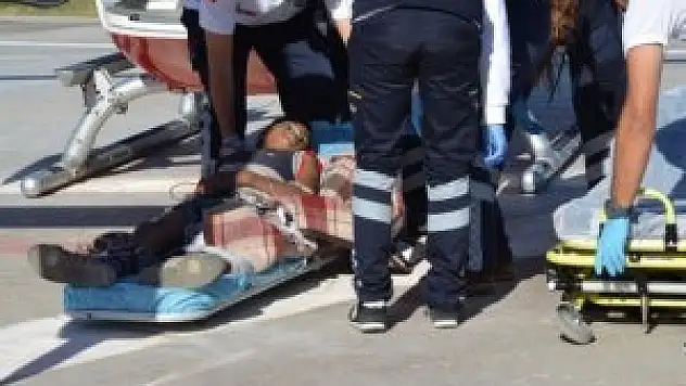 Hava ambulansı 13 yaşındaki mevsimlik işçi için havalandı