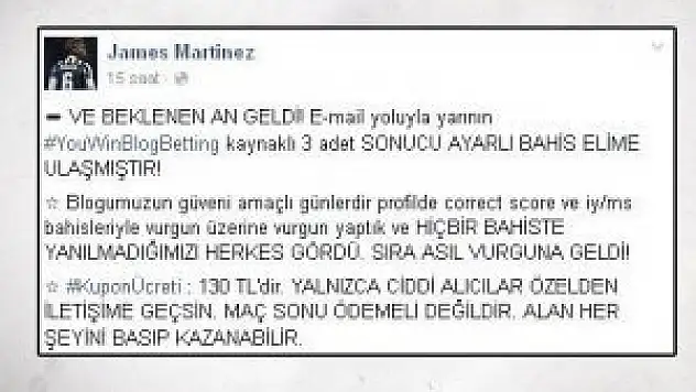 Sosyal medyada İddaa tuzağı