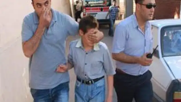 Zayıf alan çocuğa darp!