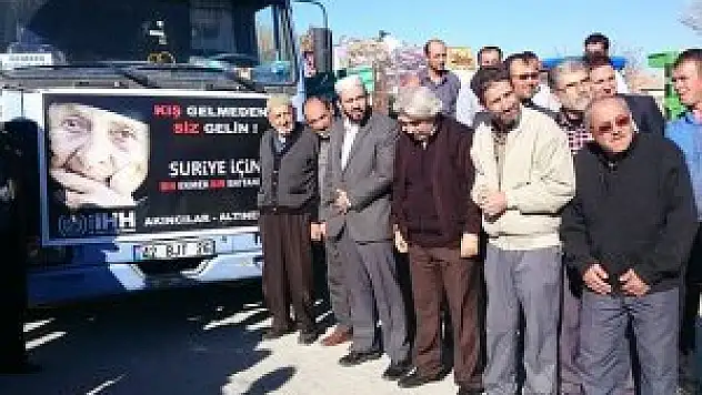 Altınekin'den Türkmenlere insani yardım