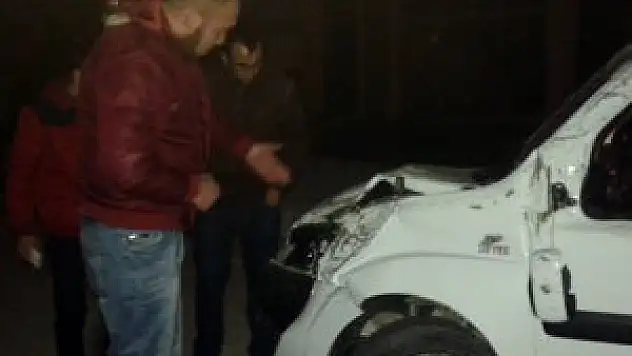 Takla atan araçtan burnu bile kanamadan çıktı