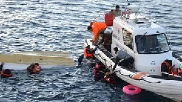 Sahil güvenlik son anda kurtardı!