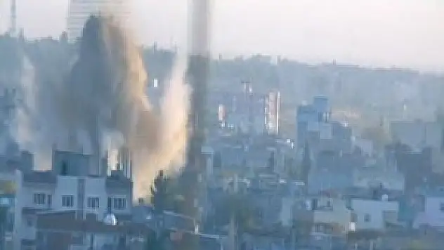 Yola döşenen patlayıcı böyle patlatıldı