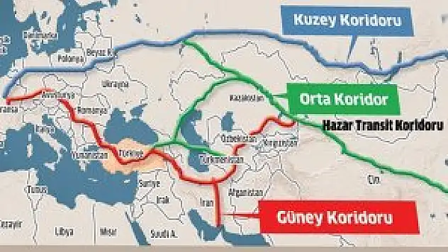 800 milyar dolarlık ticaret hattının kalbi Türkiye olacak