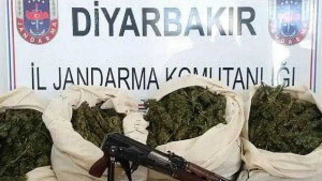 Diyarbakır'da 73 kilo esrar ele geçirildi