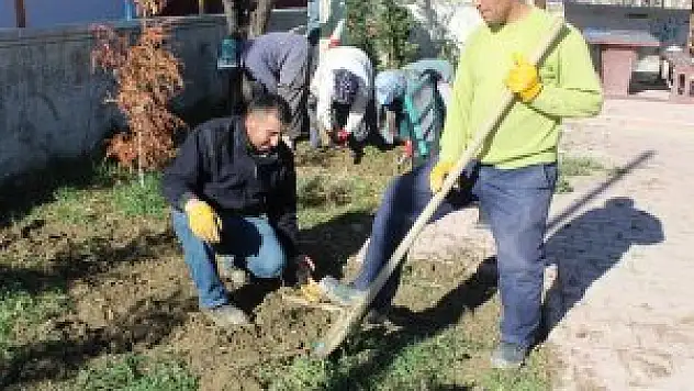 Bozkır'da peyzaj çalışmaları devam ediyor
