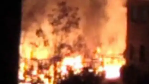 Elazığ'da bahçe yangını korkuttu