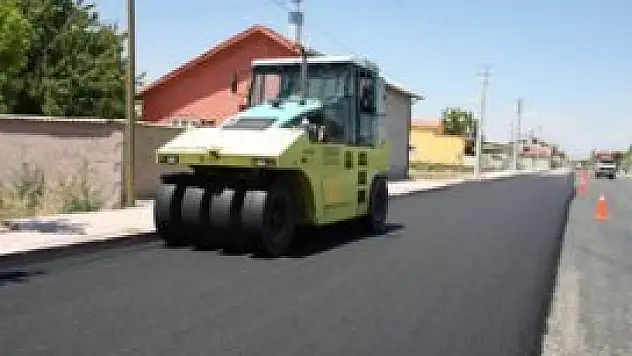 Konya'da asfalt çalışmaları devam ediyor