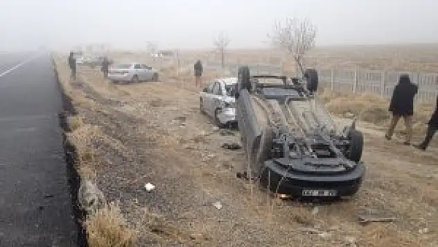 Konya'da zincirleme trafik kazası: 15 yaralı