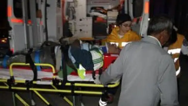 yüksekten düşen kişi yaralandı