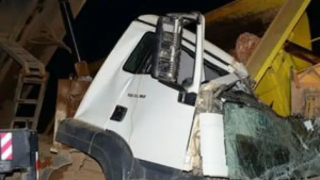 Otoyol inşaat şantiyesinde feci kaza: 1 ölü