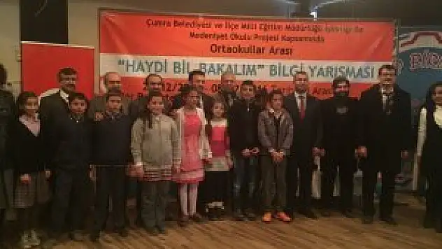 Çumra'da 'Haydi Bil Bakalım' yarışması başladı