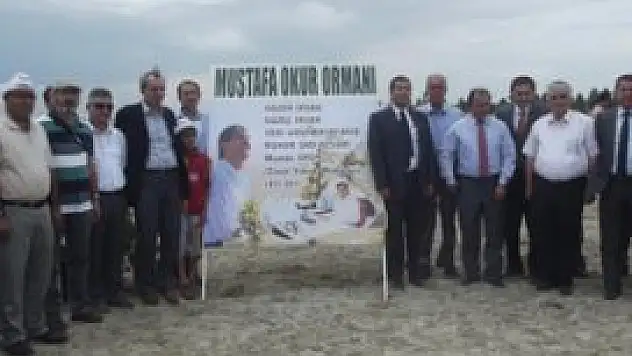 'Mustafa Okur Hatıra Ormanı'nın açılışı yapıldı