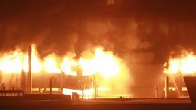 Bursa'daki fabrika yangını devam ediyor