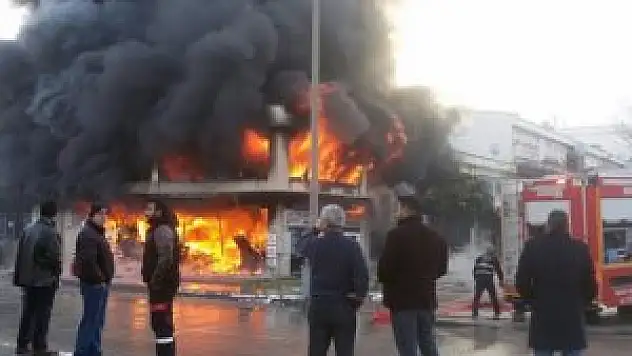 Bursa'da Sanayi Sitesi'nde korku dolu anlar