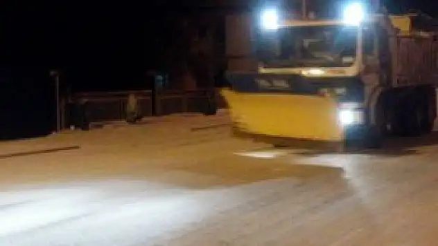 Çumra Belediyesi'nden kış mesaisi