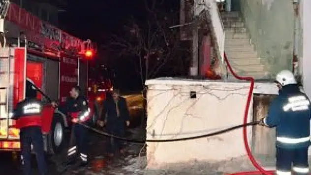 Malatya'da ev yangını