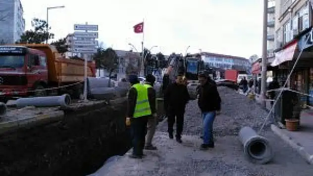 Seydişehir'de kanalizasyon hatları tamamlanıyor