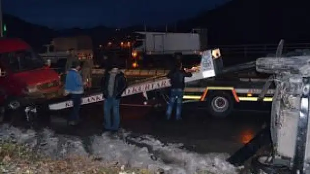 Kaza ucuz atlatıldı