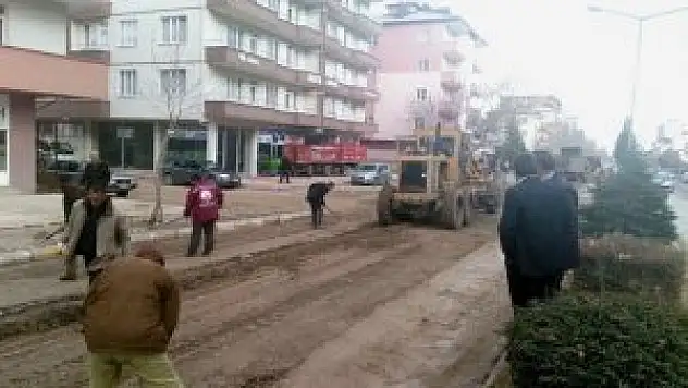 Seydişehir'de yol asfaltlama çalışmaları